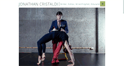 Desktop Screenshot of jonathancristaldi.com